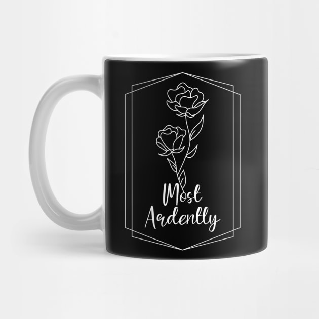 Most ardently pride and prejudice quote by Bookish merch shop